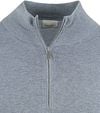 Profuomo Half Zip Pullover Luxury Basic Blue Product / Detail
