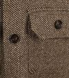Profuomo Textured Overshirt Wol Bruin Product / Detail