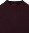 Suitable Pullover Wool O-Neck Bordeaux Product / Detail