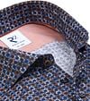R2 Overhemd Print Donkerblauw Product / Detail