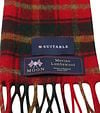 Suitable Scarf Checkered Merino Red Product / Detail