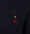 Scotch and Soda Pullover Mix Wol Gespikkeld Donkerblauw Product / Detail