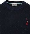 Scotch and Soda Pullover Mix Wol Gespikkeld Donkerblauw Product / Detail