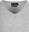 Steppin' Out Pullover V-Neck Merino Wool Mid Grey Product / Detail