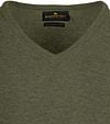Steppin' Out Pullover V-Neck Merino Wool Olive Green Product / Detail