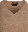 Steppin' Out Pullover V-Neck Lambswool Camel Product / Detail