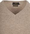 Steppin' Out Pullover V-Neck Lambswool Sand Product / Detail