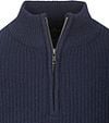 Steppin' Out Half Zip Pullover Lambswool Navy Product / Detail