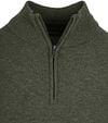 Steppin' Out Half Zip Pullover Merino Wool Olive Green Product / Detail