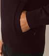 State Of Art Cardigan Fine Contrast Wool Blend Burgundy Model / Detail