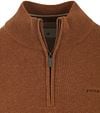 State Of Art Pull Half Zip Hazelnut Marron Product / Detail