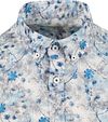 State Of Art Short Sleeve Shirt Print Flower Blue Product / Detail