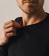 State Of Art Sweater Structure Contrast Navy Model / Detail