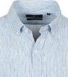 Steppin' Out Shirt Linen Stripes Light Blue Product / Detail