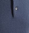 Suitable Heavy Knitted Polo Raw Denim Blauw Product / Detail