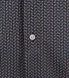 Suitable Short Sleeve Hemd Print Navy Product / Detail