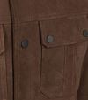 Suitable Jacket Suede Bruin Product / Detail