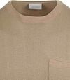 Suitable Knitted T-shirt Pocket Compact Camel Product / Detail