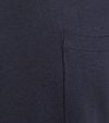 Suitable Knitted T-shirt Pocket Compact Navy Product / Detail