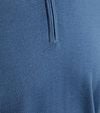 Suitable Merino Half Zip Trui Ink Blauw Product / Detail
