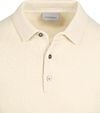Suitable Heavy Knitted Polo Raw Ecru Product / Detail