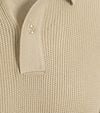 Suitable Respect Poloshirt Structure Knit Beige Product / Detail