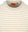 Suitable T-shirt Isaac Stripe Piqué Pebble Product / Detail