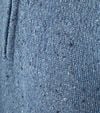 Suitable Half Zip Trui Tweed Wol Blend Blauw Product / Detail