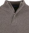 Suitable Mou Half Zip Trui Taupe Product / Detail