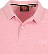 Superdry Classic Polo Shirt Melange Pink Product / Detail