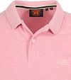 Superdry Classic Poloshirt Melange Roze Product / Detail