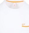 Sun68 Piqué T-Shirt Fluo Stripe White Product / Detail
