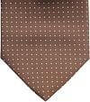 Suitable Tie Silk Dots Dark Brown Product / Detail