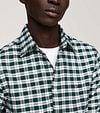 Tommy Hilfiger Oxford Shirt Checks Green Model / Detail