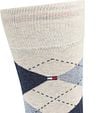 Tommy Hilfiger 2-Pack Sokken Beige Melange Product / Detail