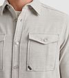 Vanguard Overshirt Twill Greige Model / Detail