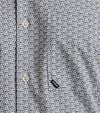 Vanguard Short Sleeve Hemd Print Blau Model / Detail