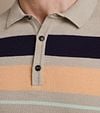 Vanguard Knitted Polo Beige Model / Detail