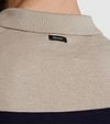 Vanguard Knitted Polo Beige Model / Detail