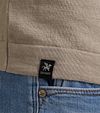 Vanguard Knitted Polo Shirt Beige Model / Detail
