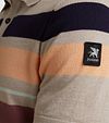 Vanguard Knitted Polo Shirt Beige Model / Detail