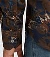 Vanguard Overhemd Print Navy Model / Detail