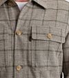 Vanguard Overshirt Ruiten Taupe Model / Detail