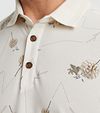Vanguard Polo Shirt Print Ecru Model / Detail