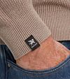 Vanguard Pullover Half Zip Beige Model / Detail