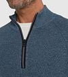 Vanguard Pullover Half Zip Blue Model / Detail