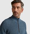 Vanguard Pullover Half Zip Blue Model / Detail