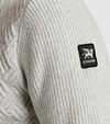 Vanguard Pullover Half Zip Structure Ecru Model / Detail