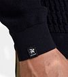 Vanguard Pullover Structure Navy Model / Detail