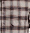Vanguard Shirt Checks Taupe Model / Detail